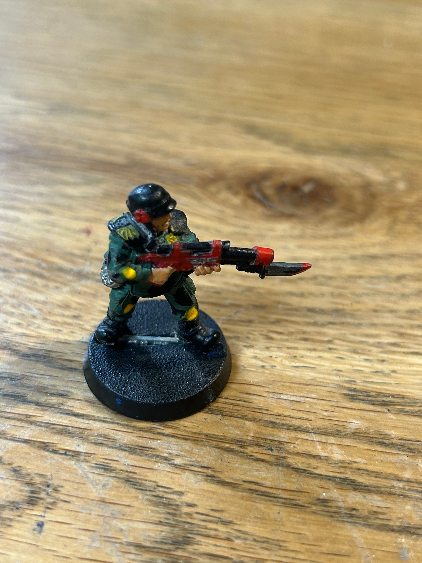 The Warhammer 40k imperial guard cadian trooper