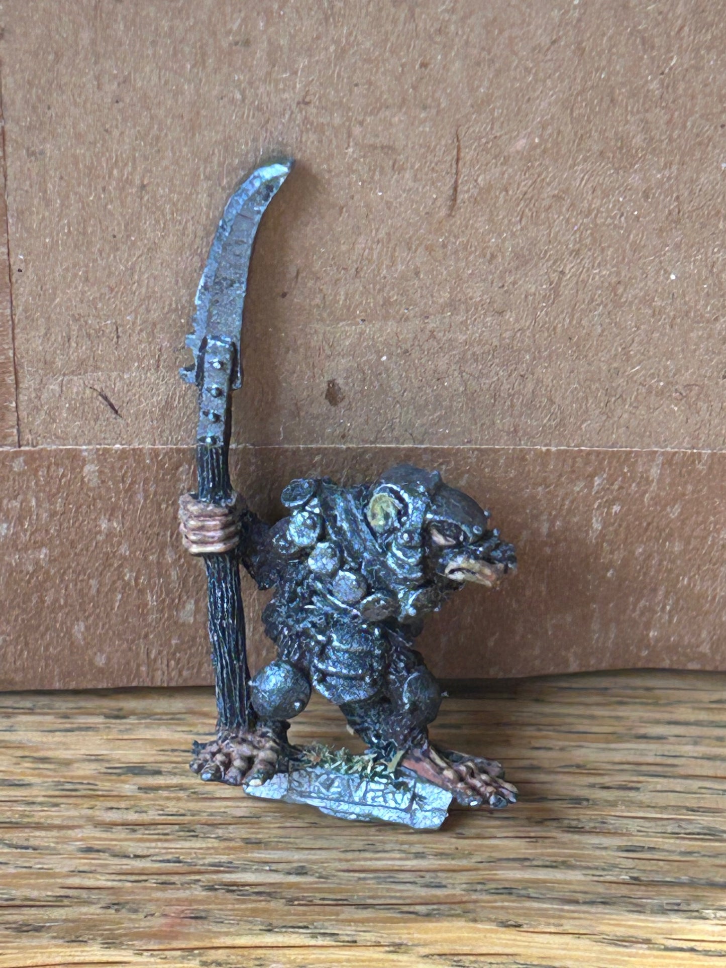 C47 SKAVEN SKREK CLANRAT SLAVE METAL OOP WARHAMMER AGE OF SIGMAR CITADEL RATMEN