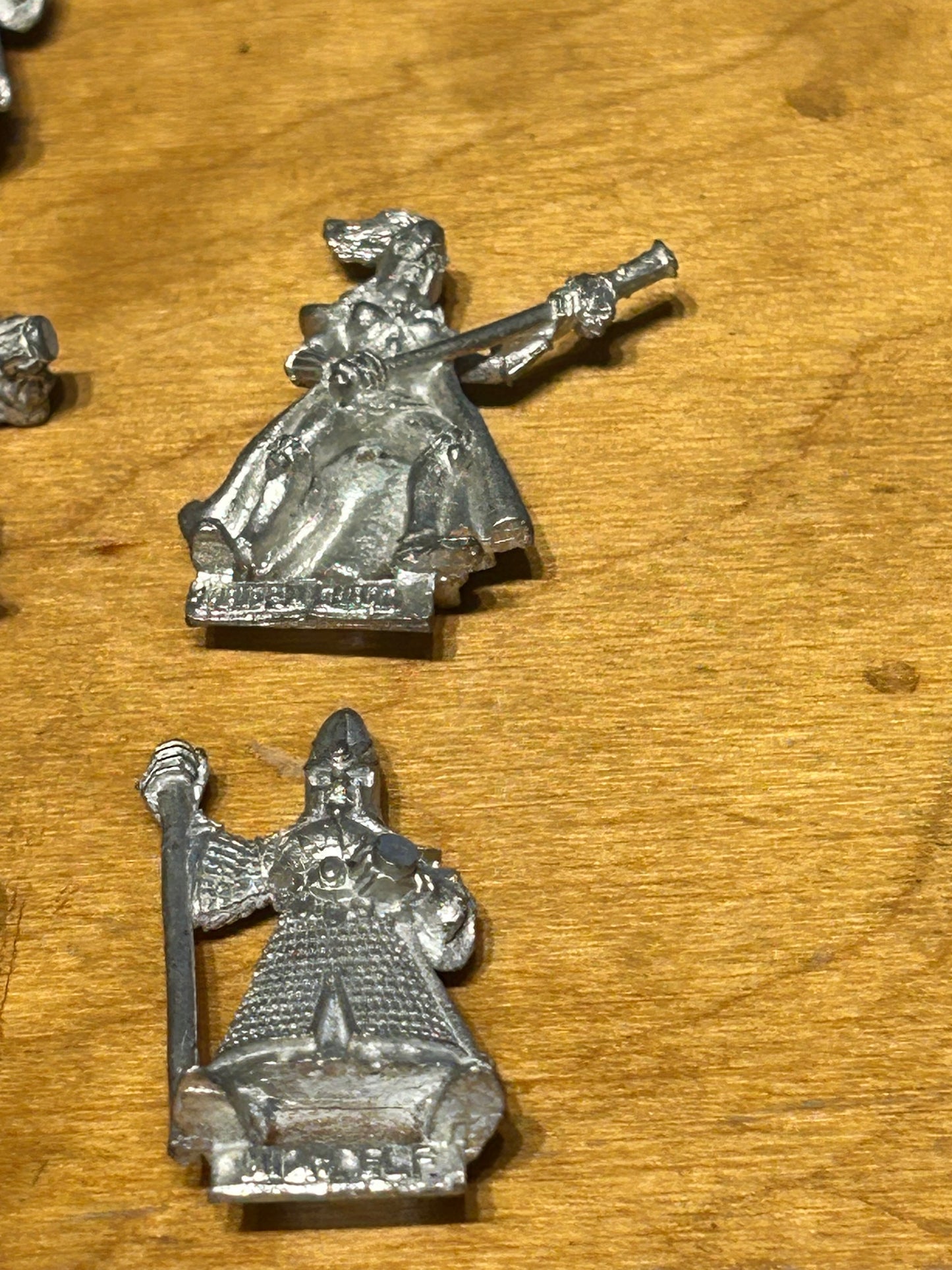 Collection of 7 broken/damaged high elf models