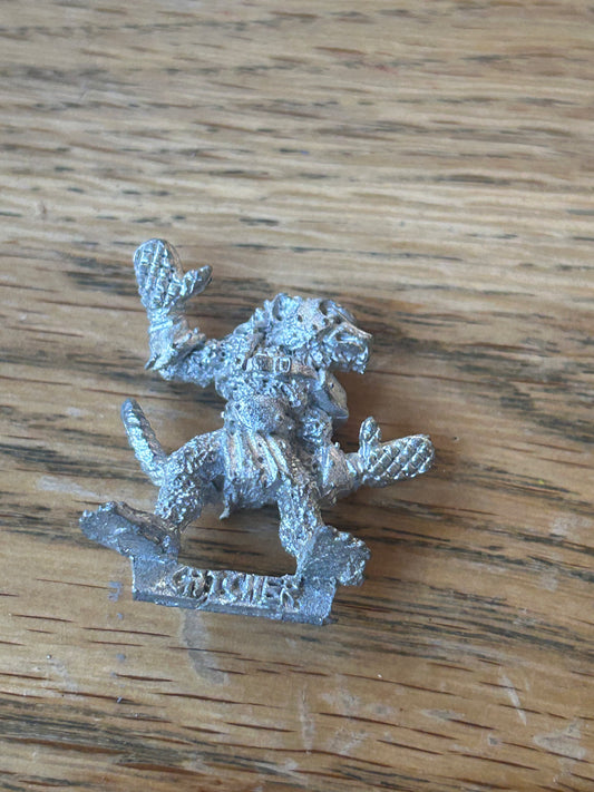 Bloodbowl Skaven catcher 2nd Edition Metal Figure Games Workshop Blood Bowl 1988