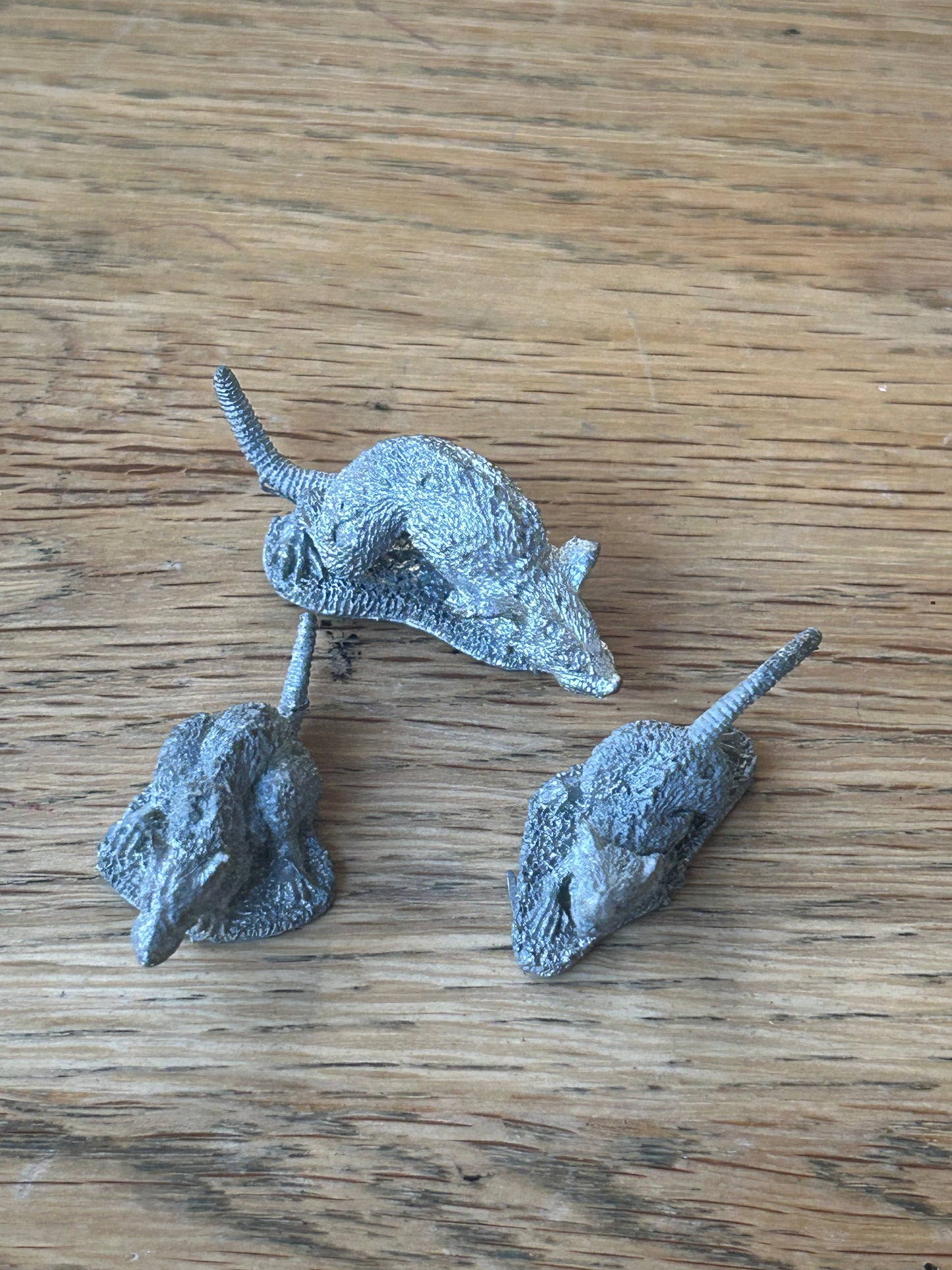 Warhammer fantasy metal skaven giant rats x3