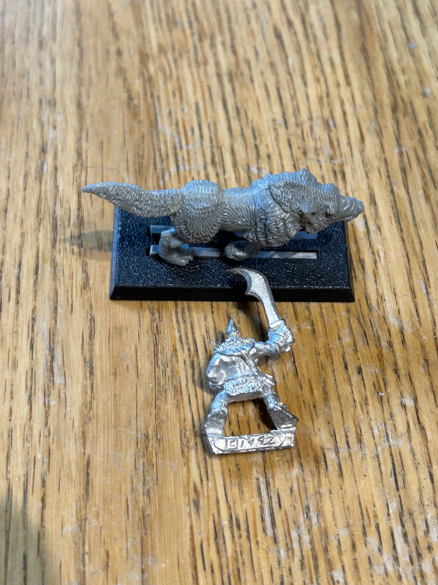 Warhammer fantasy marauder miniatures goblin wolf rider with sword