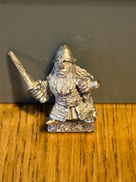 ME33 Dwarf with Sword Citadel Metal Middle Earth Lord of the Rings