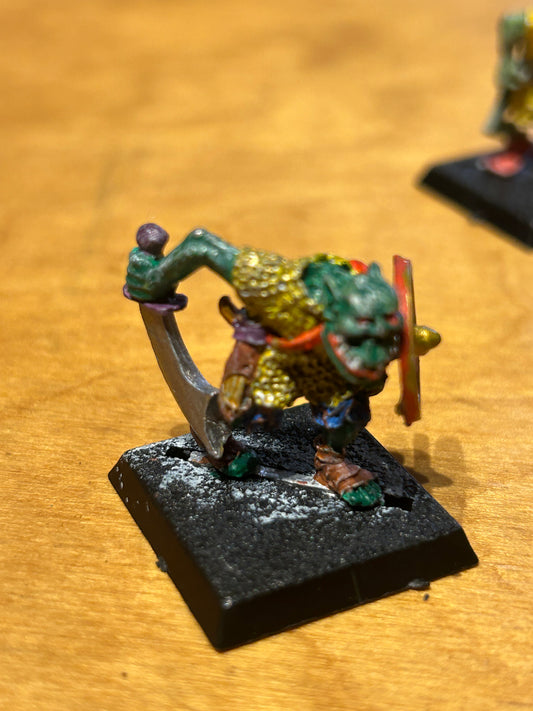 Citadel Warhammer 80s LOTR ME42 Orc of the White Hand with sword