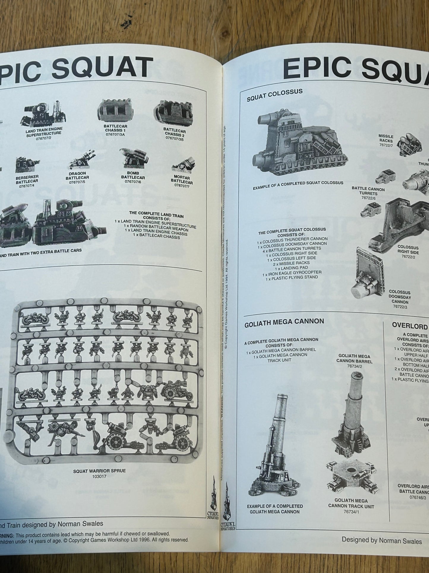 citadel miniatures 1995/6 annual