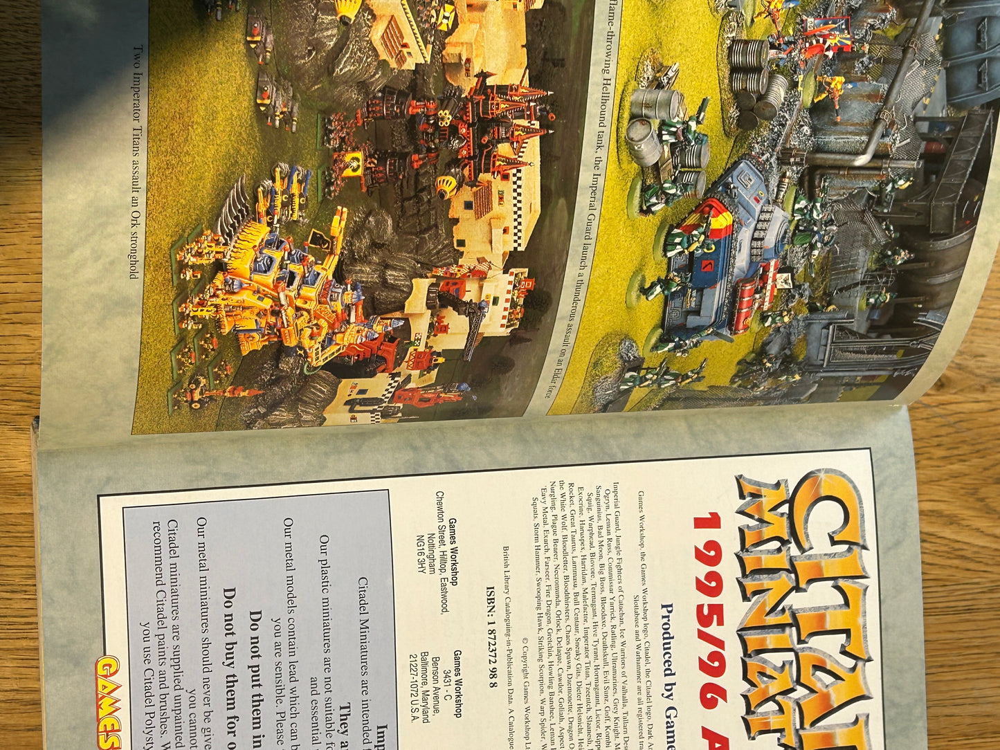 citadel miniatures 1995/6 annual