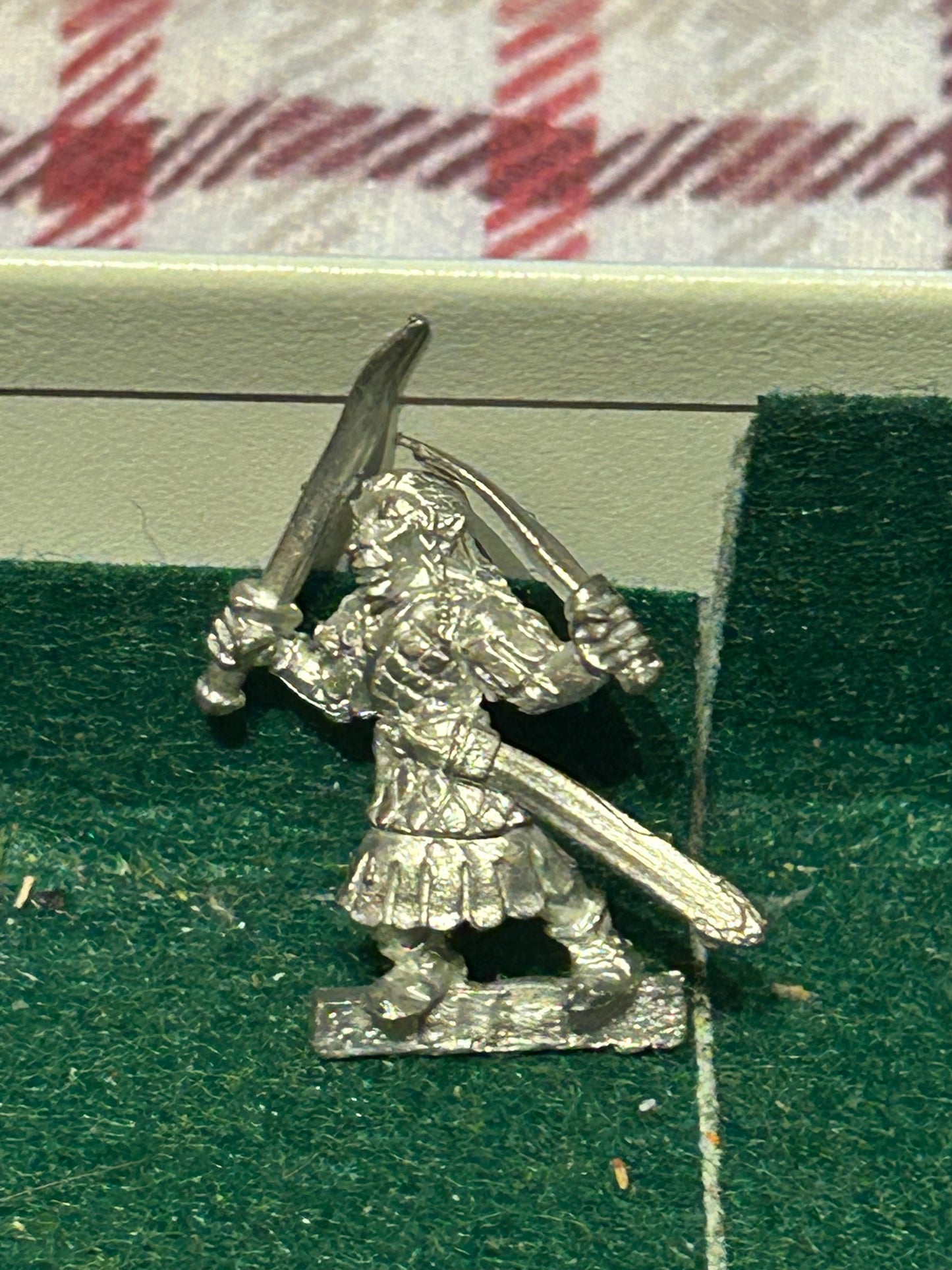 Warhammer fantasy Citadel METAL C08 HIGH ELVES ELF two blade 1986 B586