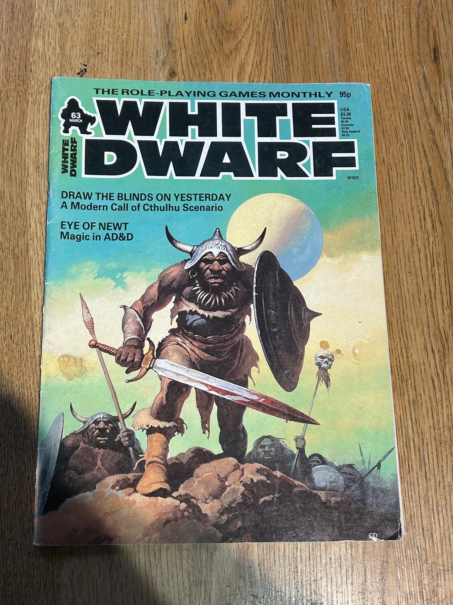 White Dwarf Magazine Issue 63 Vintage RPG OOP GW