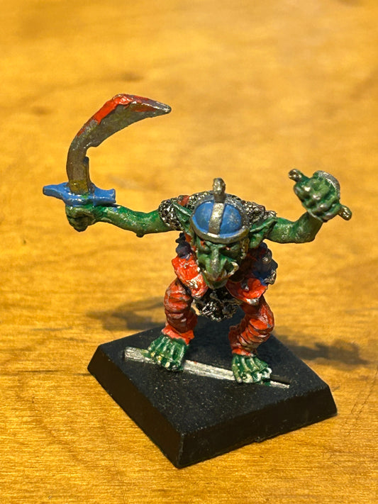 Warhammer Fantasy RR3 Grom’s Goblin Guard version 3 champion