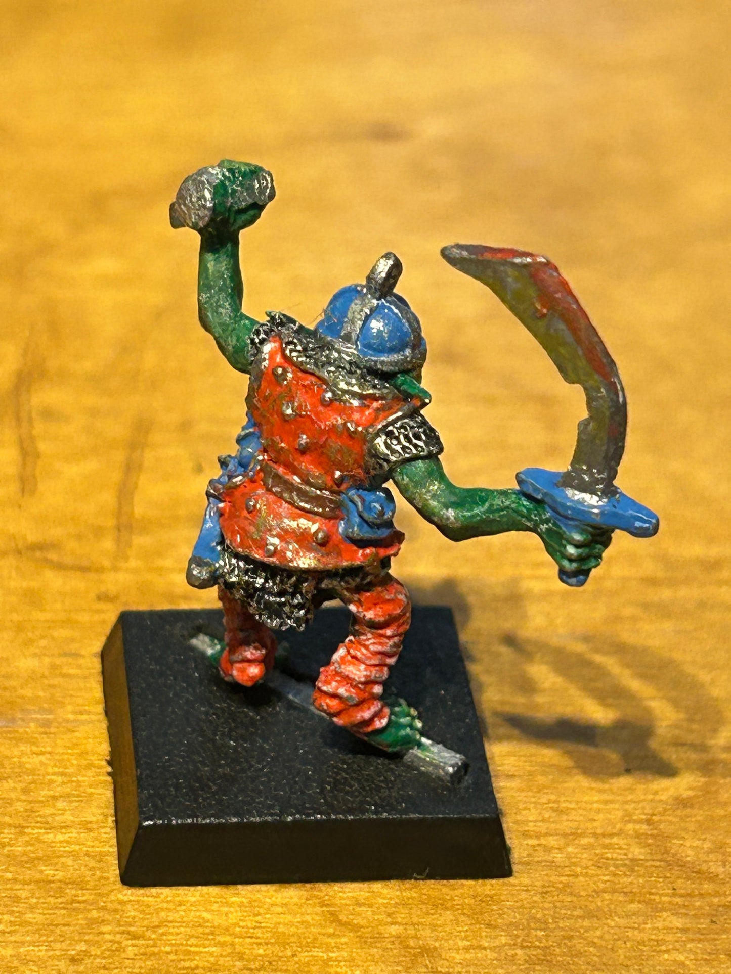 Warhammer Fantasy RR3 Grom’s Goblin Guard version 3 champion