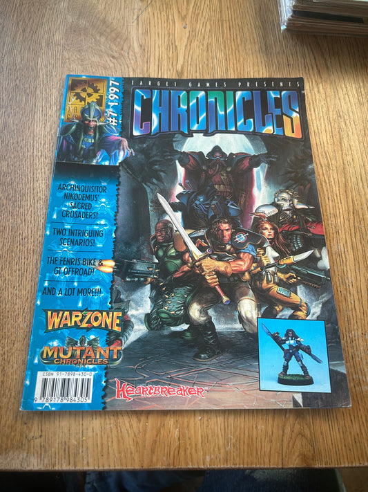 Target Games presents Chronicles Warzone Mutant Chronicles #7 1997 Magazine