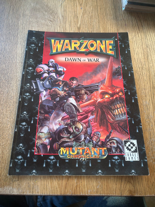 Warzone "Dawn of War" book .  Compendium Volume 1. Great condition as unused.
 (has some mild wear and bending)