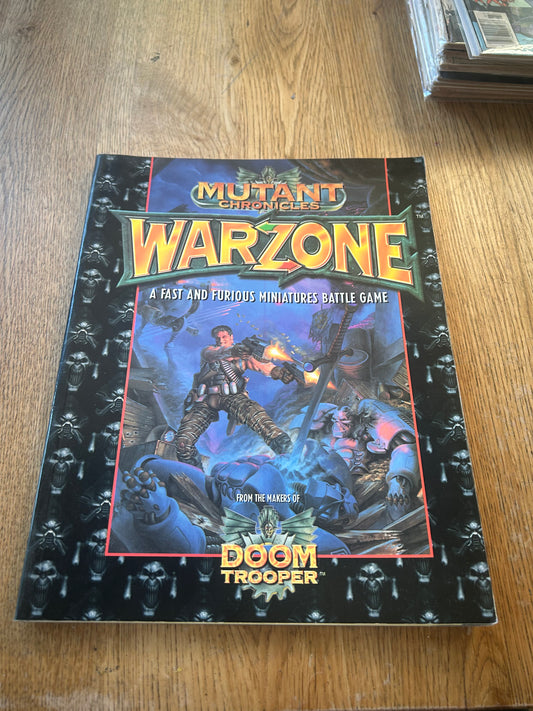 Mutant Chronicles Warzone Rulebook (has some mild wear)