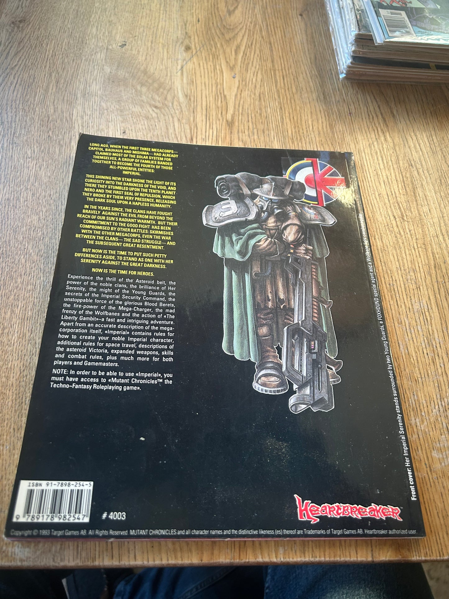 Imperial: The Clans of Damnation (Paperback RPG Book, 1994) Mutant Chronicles