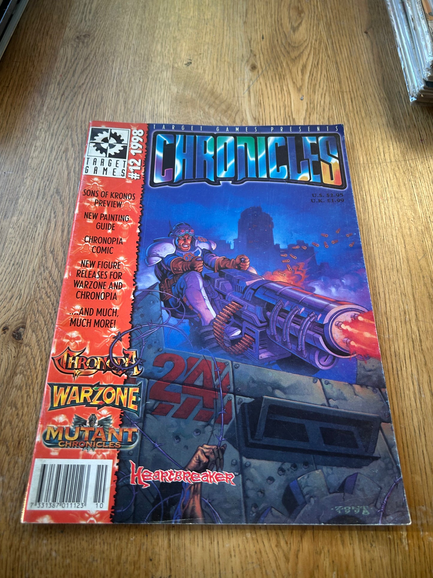 Target Chronicles #12 "Chronopia Comic, Sons of Kronos" Mag