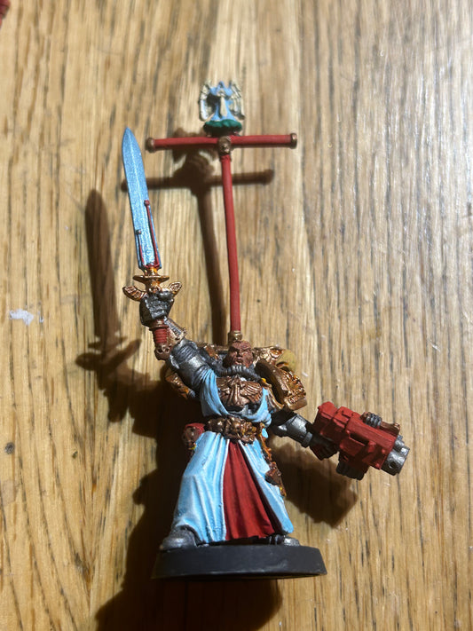 Warhammer 40k lord azrael metal and painted Oldhammer