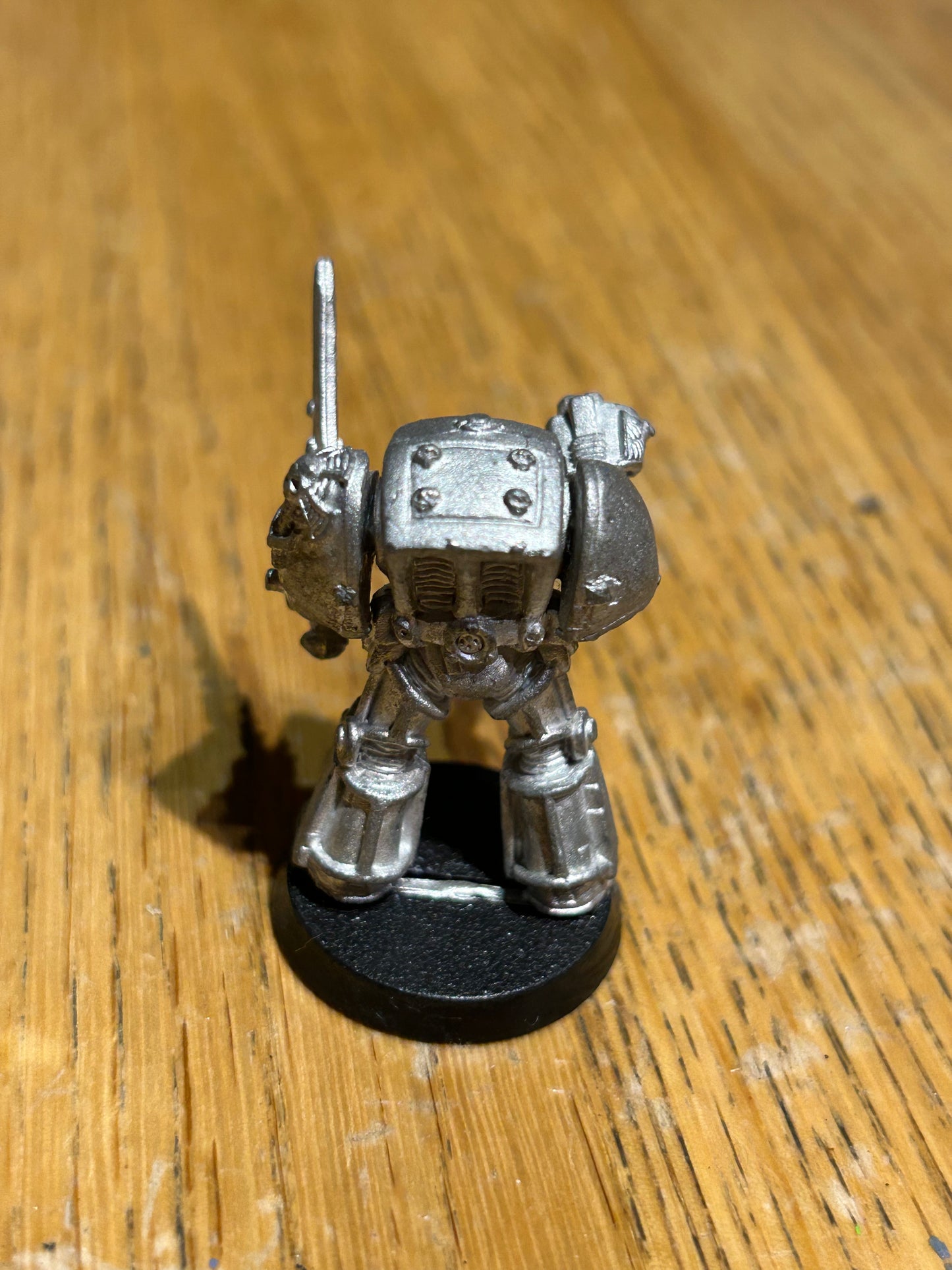 Warhammer 40K Metal ROGUE SPACE MARINE TERMINATOR SERGEANT with sword and stormbolter