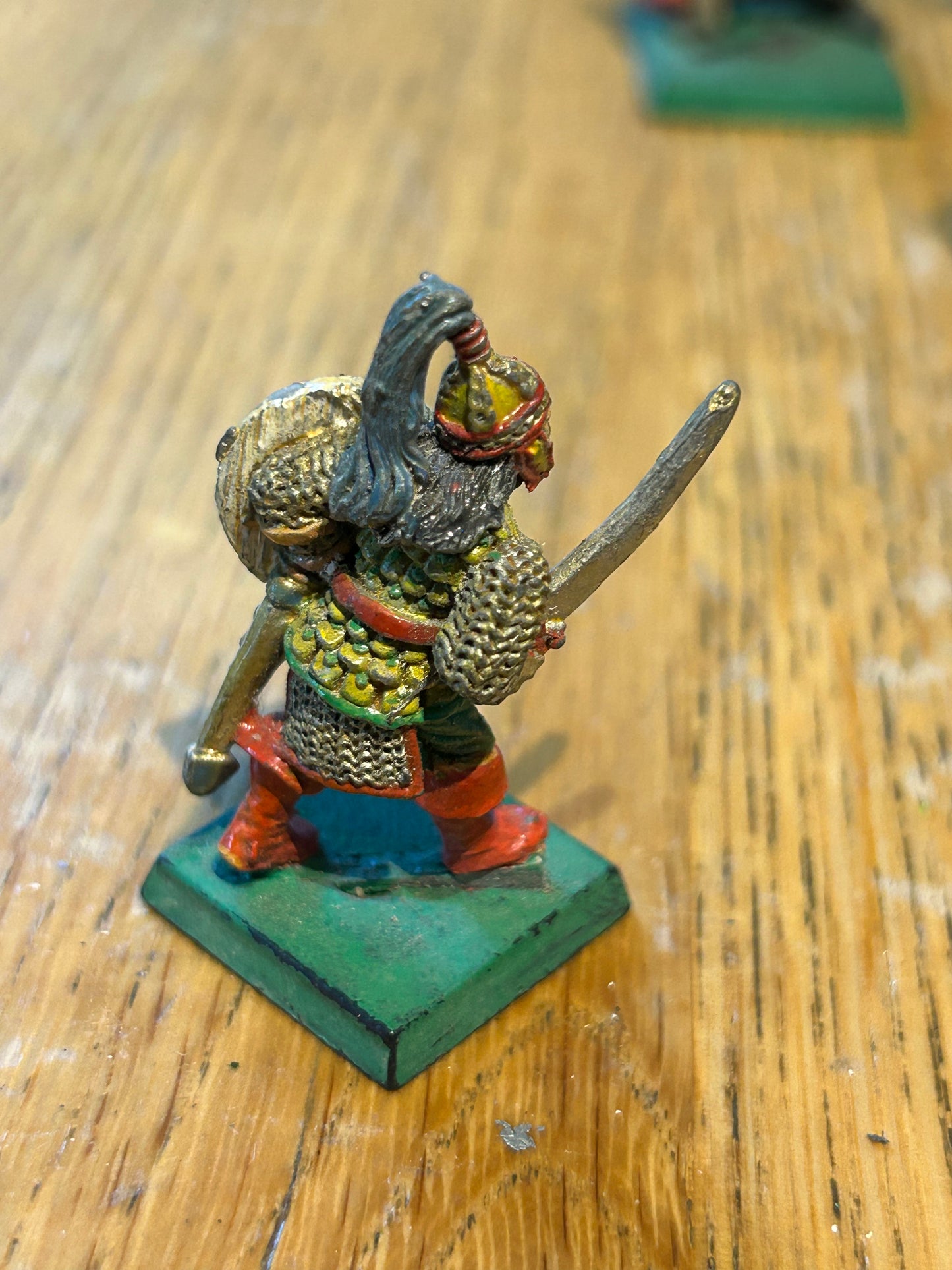 Rohan warrior ME23 Rohirrim with horse shield foot Citadel Miniatures Lord of the Rings Lead Metal