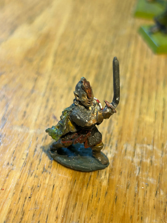 Games Workshop Citadel Dark Elf Elves Mengil Manhide's dark elf company mengil officer