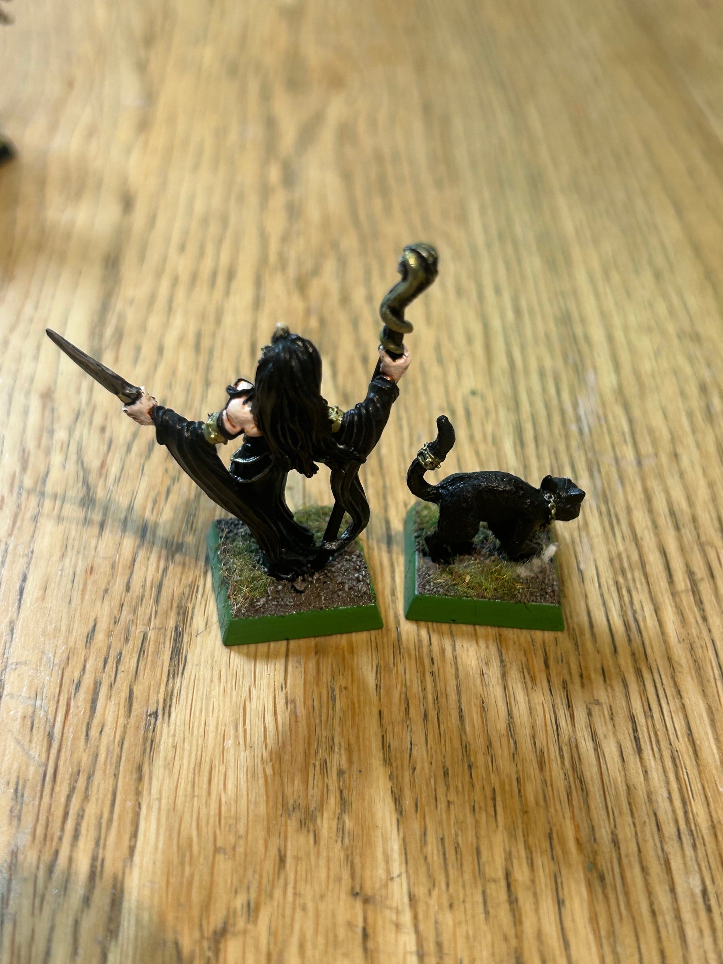 Warhammer Fantasy Old World Queen Neferata and cat Vampire Counts undead