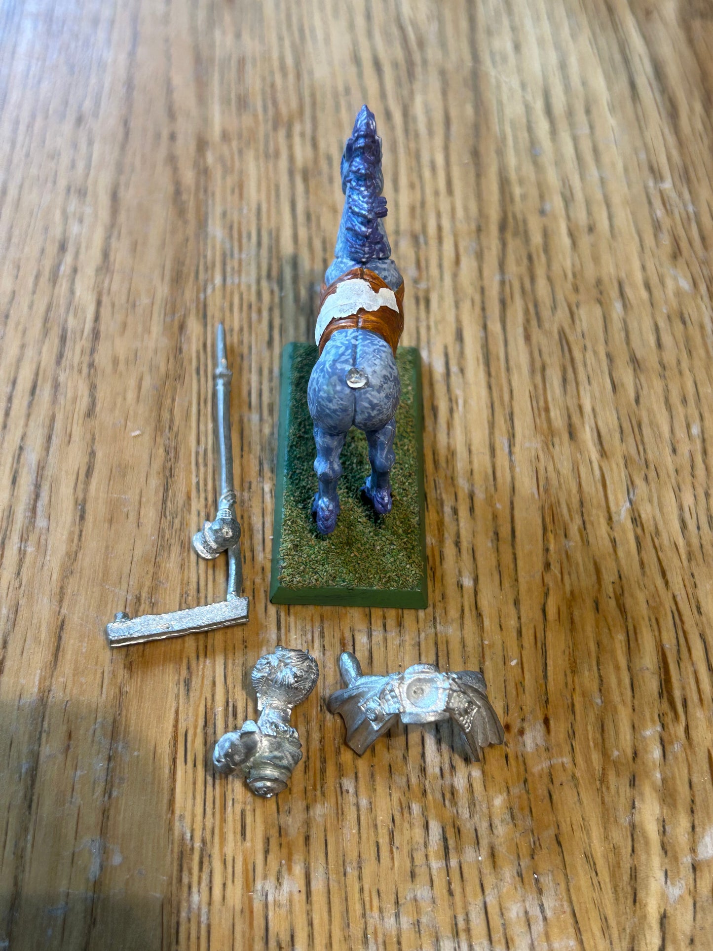 Warhammer High Elf Ellyrian Reaver with spear Metal Oop Old World Fantasy