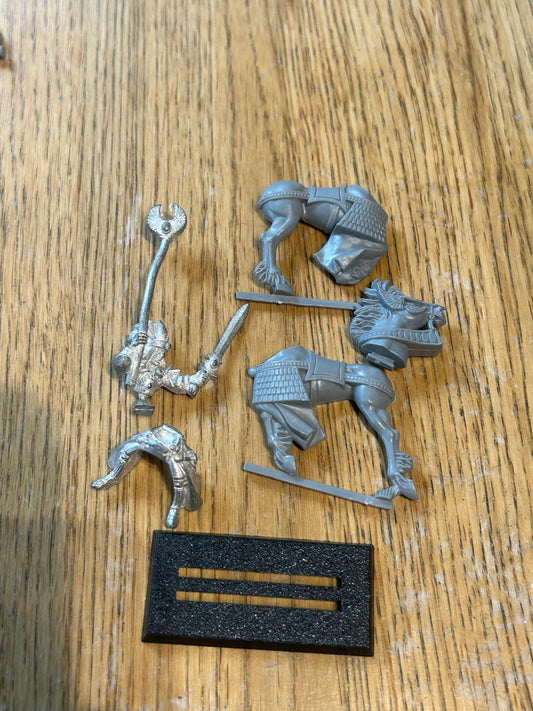 Warhammer High Elf Ellyrian Reaver Standard Bearer Metal Oop Old World Fantasy