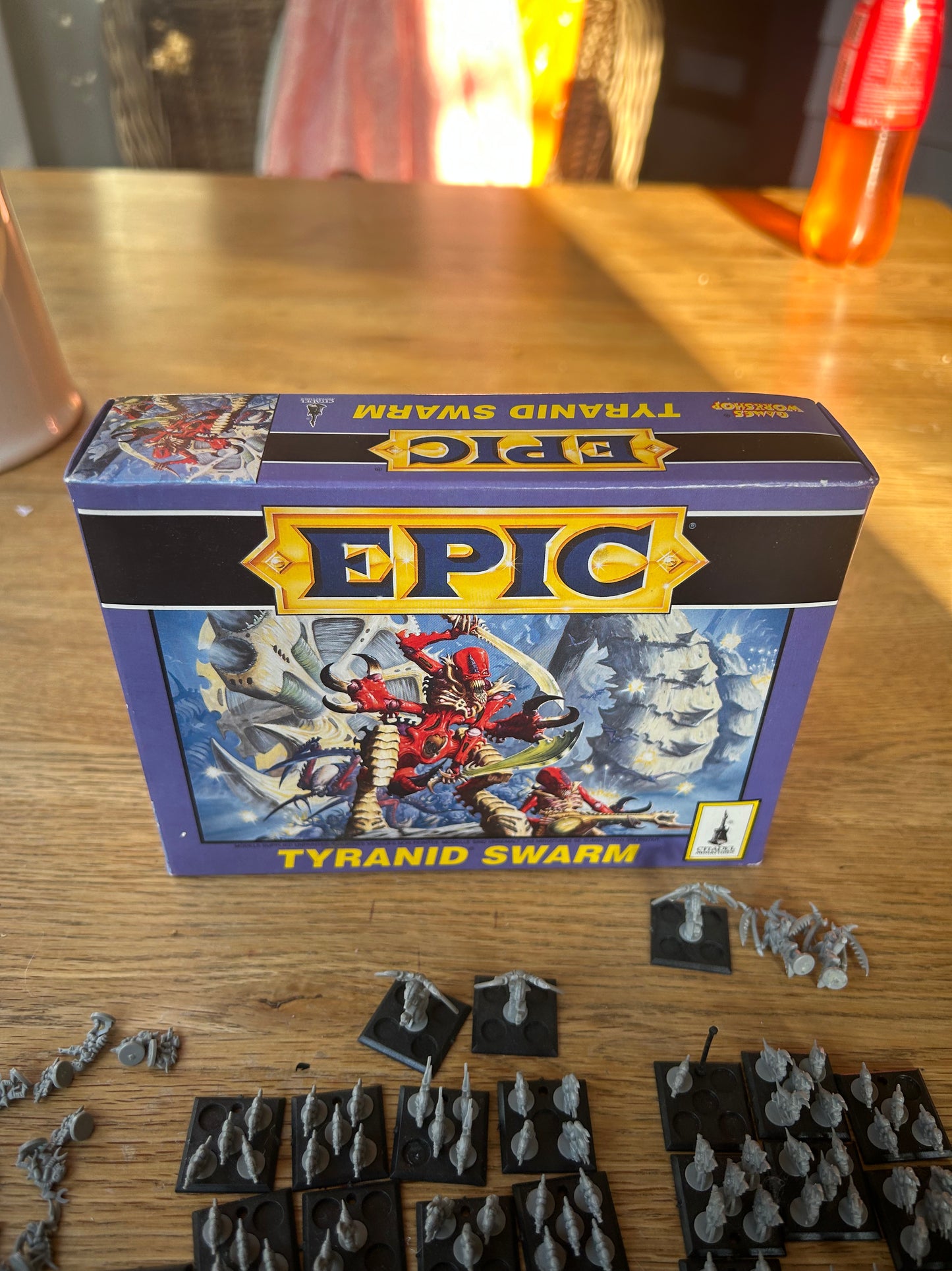 Epic 40k Tyranid swarm Box Set, 142/145 Models Included (three models missing)