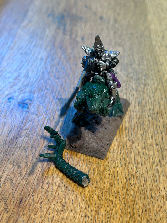 Warhammer fantasy dark elf cold one knight
