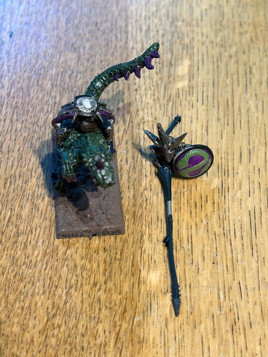 Warhammer Fantasy Metal Dark Elf General on Cold One