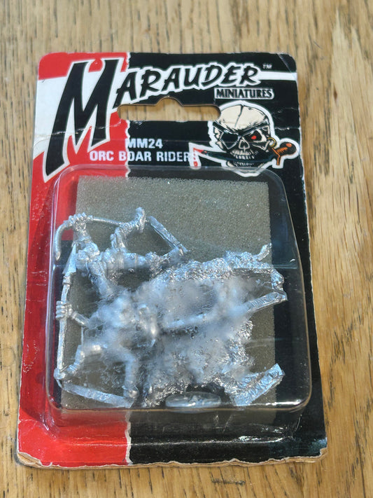OOP Citadel / Warhammer / Marauder Miniatures Chaos MM24 Orc Boar Riders BNIB