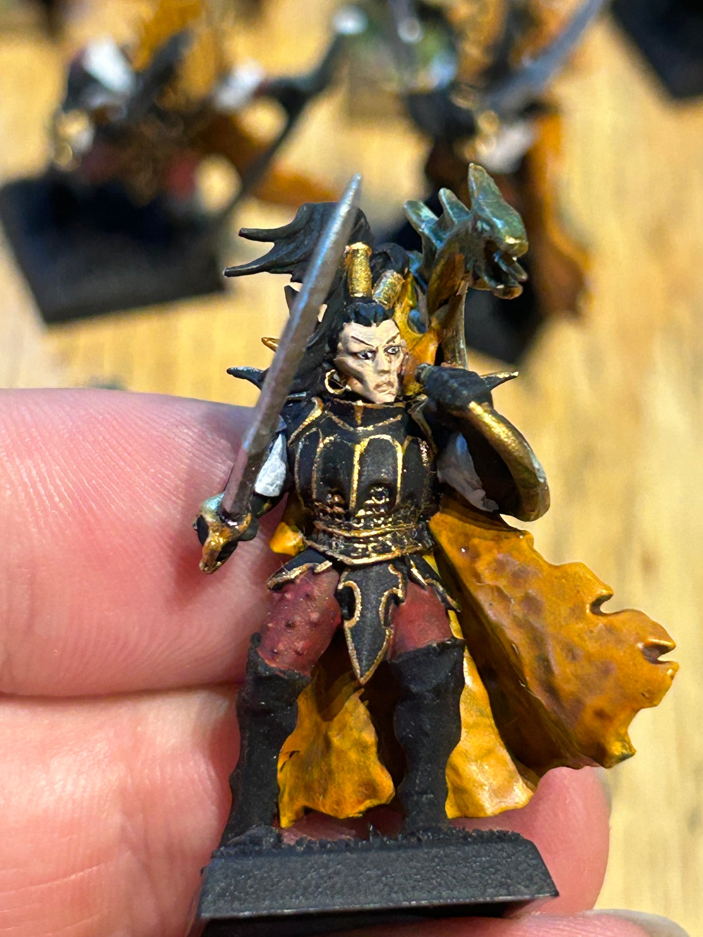 Warhammer fantasy dark elf black ark corsairs x20 (4 have broken weapons and there are only two spare blades to fix any of them) half painted