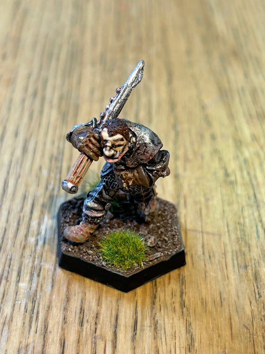 Games Workshop Citadel F5 Chaos Marauders Vrogd the Spike Marauder 1985 warhammer fantasy (nicely painted)