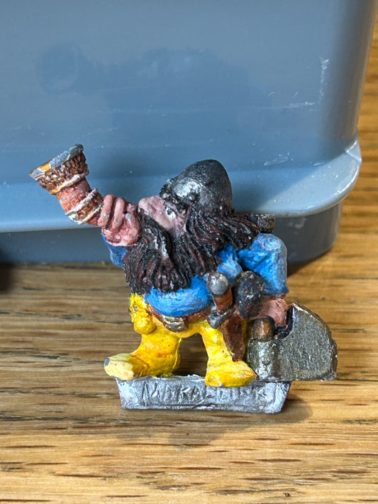 DWARF COMMAND MUSICIAN Metal MM11 Dwarfs Army Marauder Warhammer 1990s