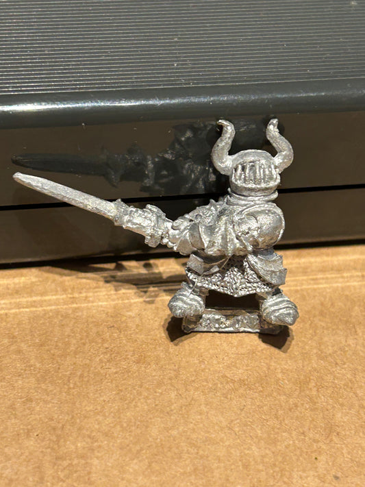 Realm Of Chaos Dwarf Zelazad Hornhead D3 Citadel Metal WFB Warhammer Fantasy