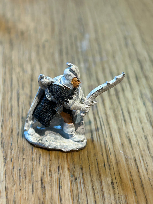 Citadel 'C' Series C09 Dark Elf black guard guardsman with sword and great bow  pre slotta warhammer fantasy