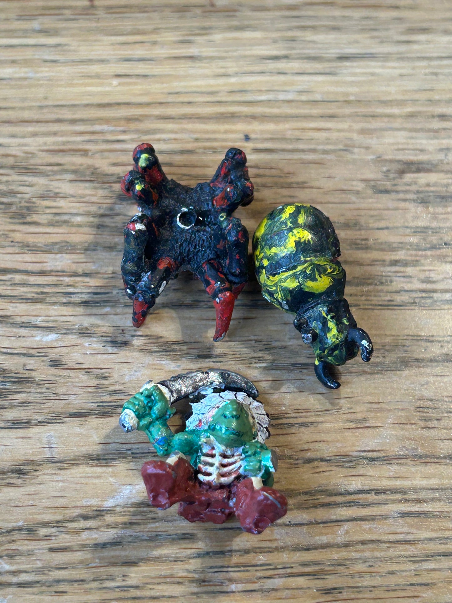 Warhammer fantasy metal goblin spider rider leader forest goblin with axe on spider