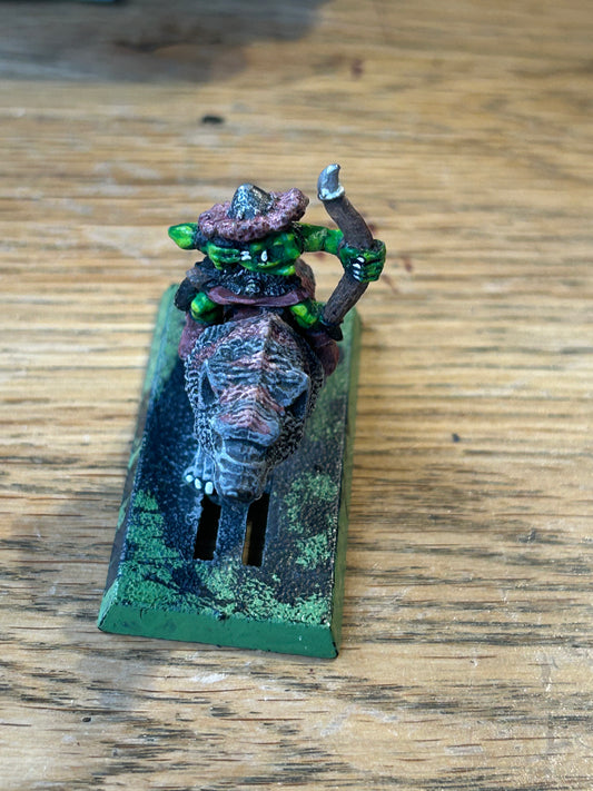 Warhammer fantasy marauder miniatures goblin wolf rider with bow