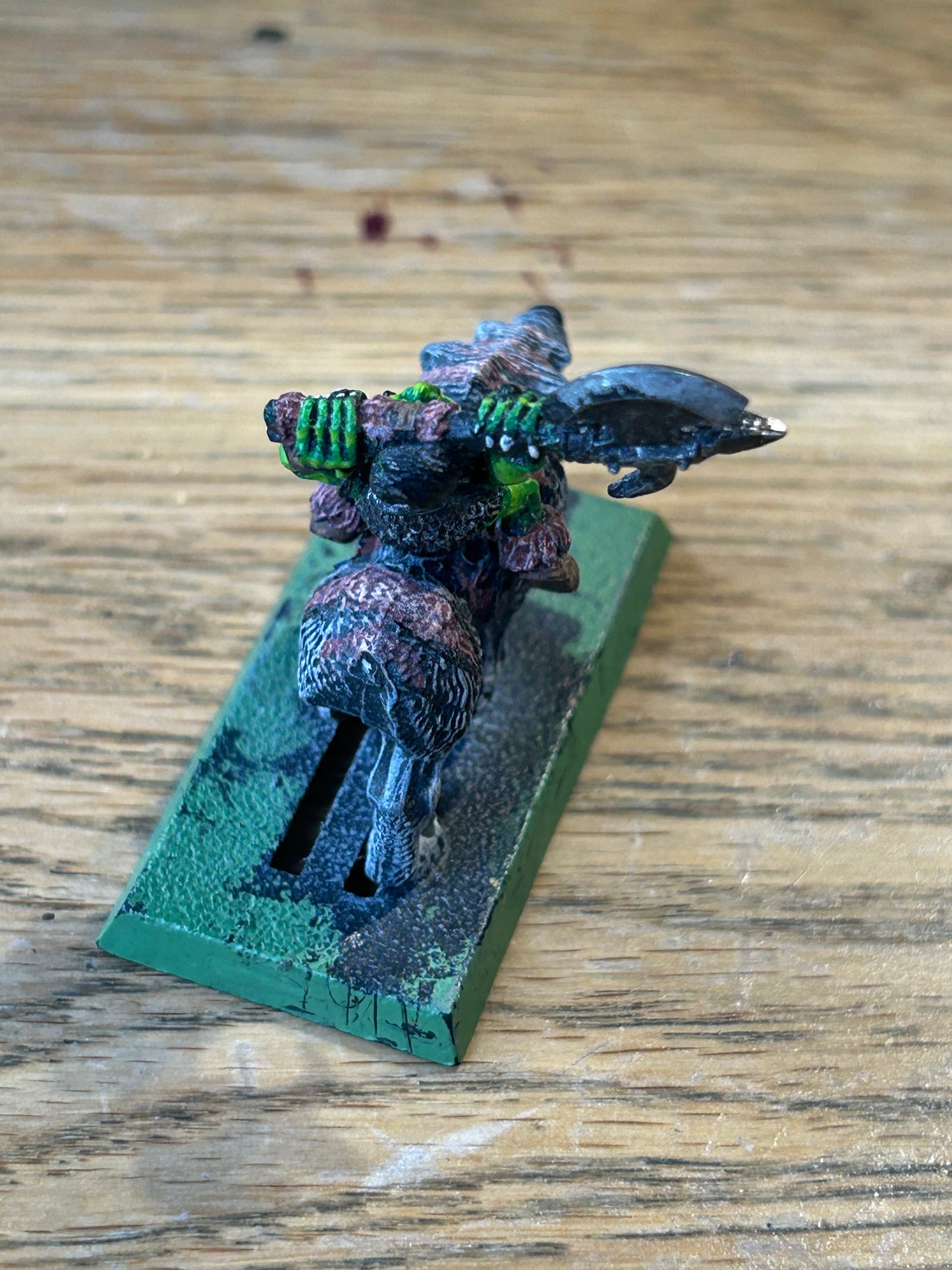 Warhammer fantasy marauder miniatures goblin wolf rider with axe