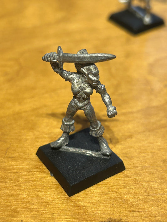 Warhammer Fantasy old world marauder miniatures wood elf with sword