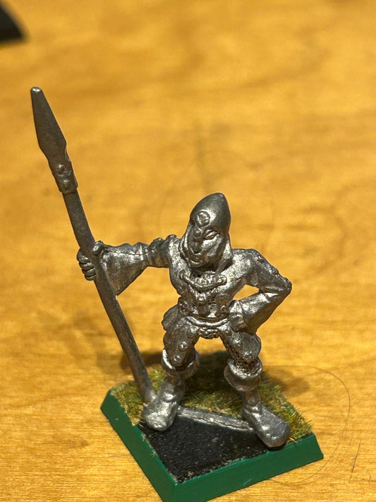Games Workshop Warhammer Marauder Sea Elf with spear MM82 Elves Metal Figure Fantasy OOP
