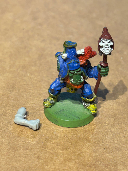 Space Ork Snake Bite Weirdboy Weird Boy Rogue Trader Citadel Metal Orks
