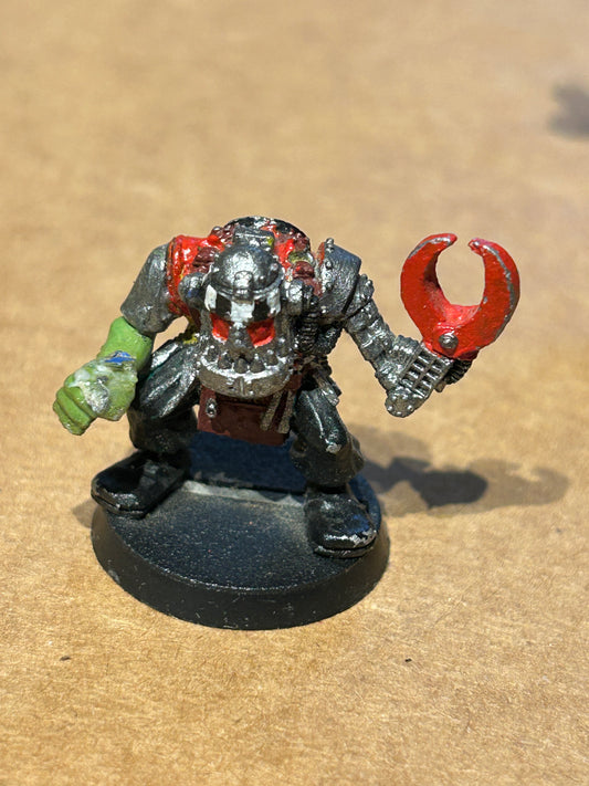 Warhammer 40K Rogue Trader Ork Painboy Pain Boyz Steel Skull Metal OOP