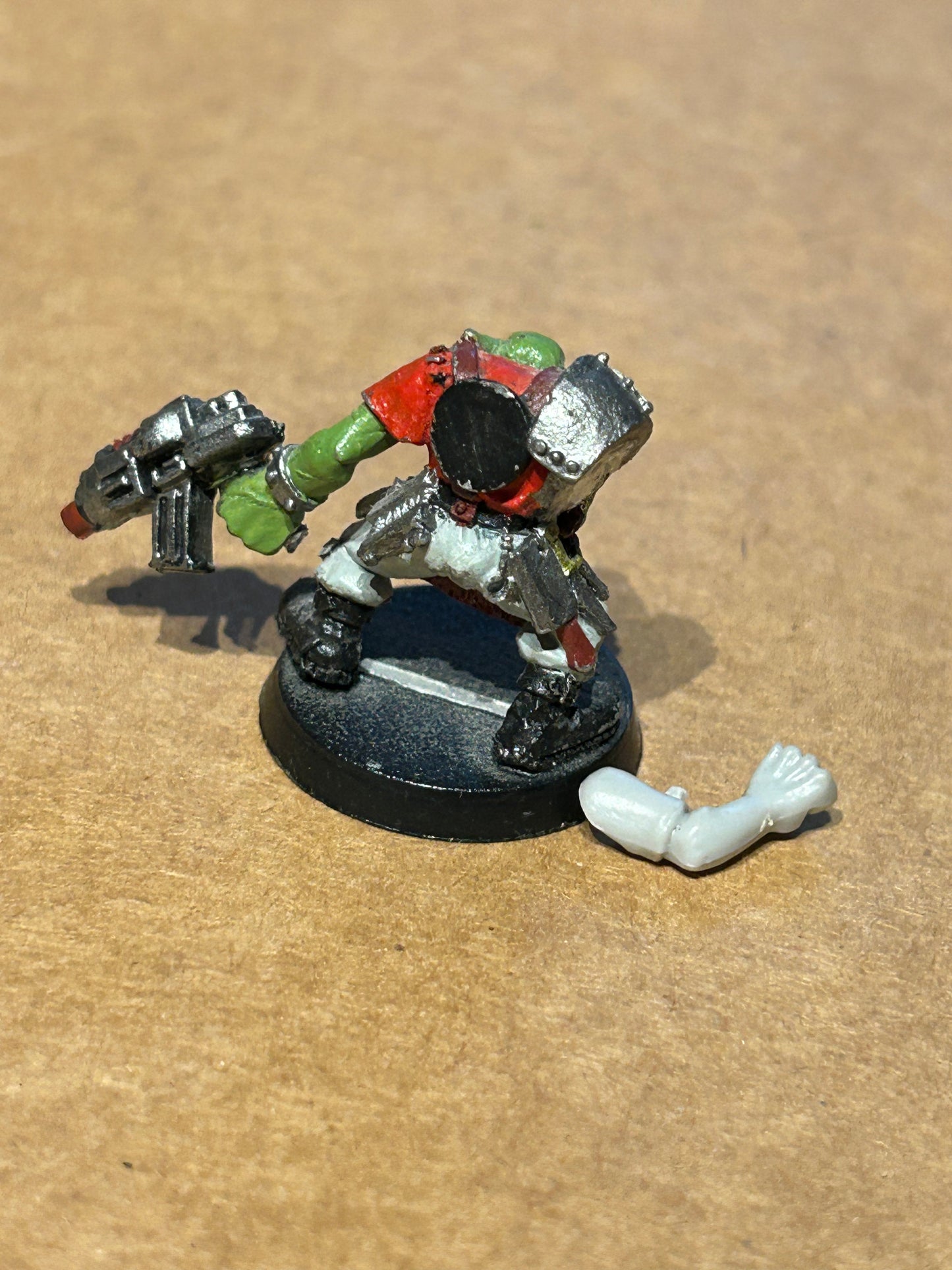 Warhammer 40K Rogue Trader Ork Painboy Pain Boyz converted into standard boy