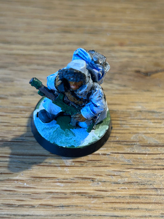 Warhammer 40k imperial guard Valhallan comm vox trooper