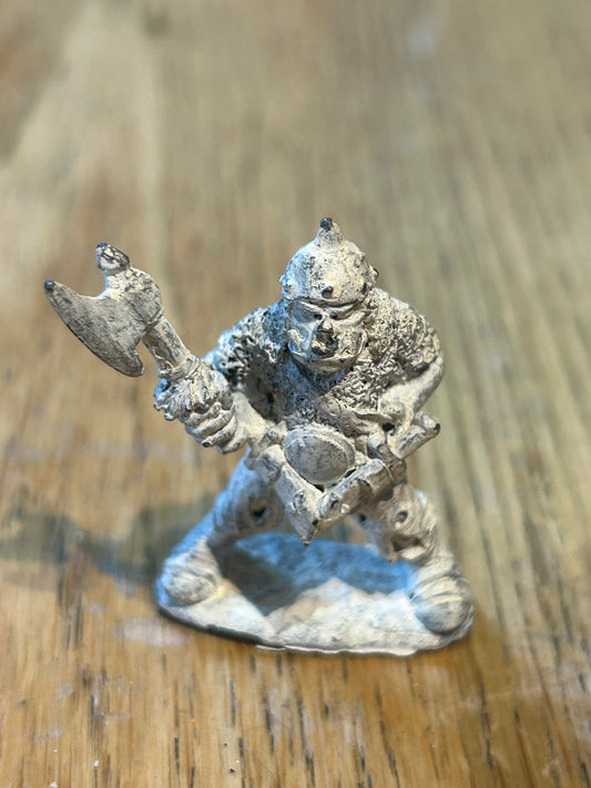 C16 armoured orc chieftain warhammer fantasy