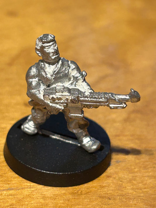Imperial Army Trooper Lifeson Rogue Trader Dated 1987 Warhammer 40K RT501 (has been stripped)