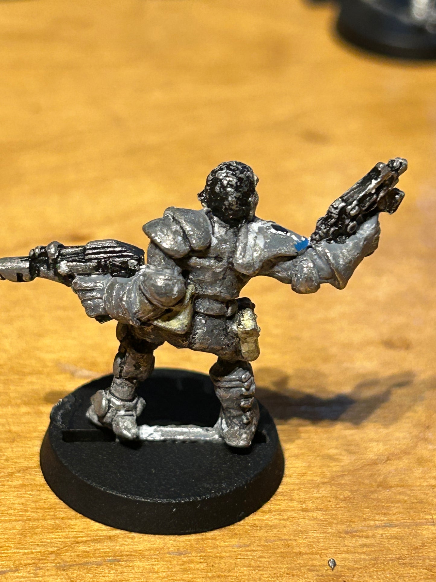 Warhammer 40k Rogue Trader Imperial Army Trooper Captain Armstrong Metal