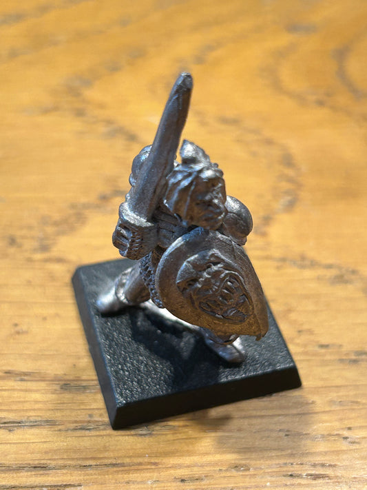 Citadel Warhammer - Chaos Warrior - C35 / 0202 - Henchman - 1980's - Metal - OOP