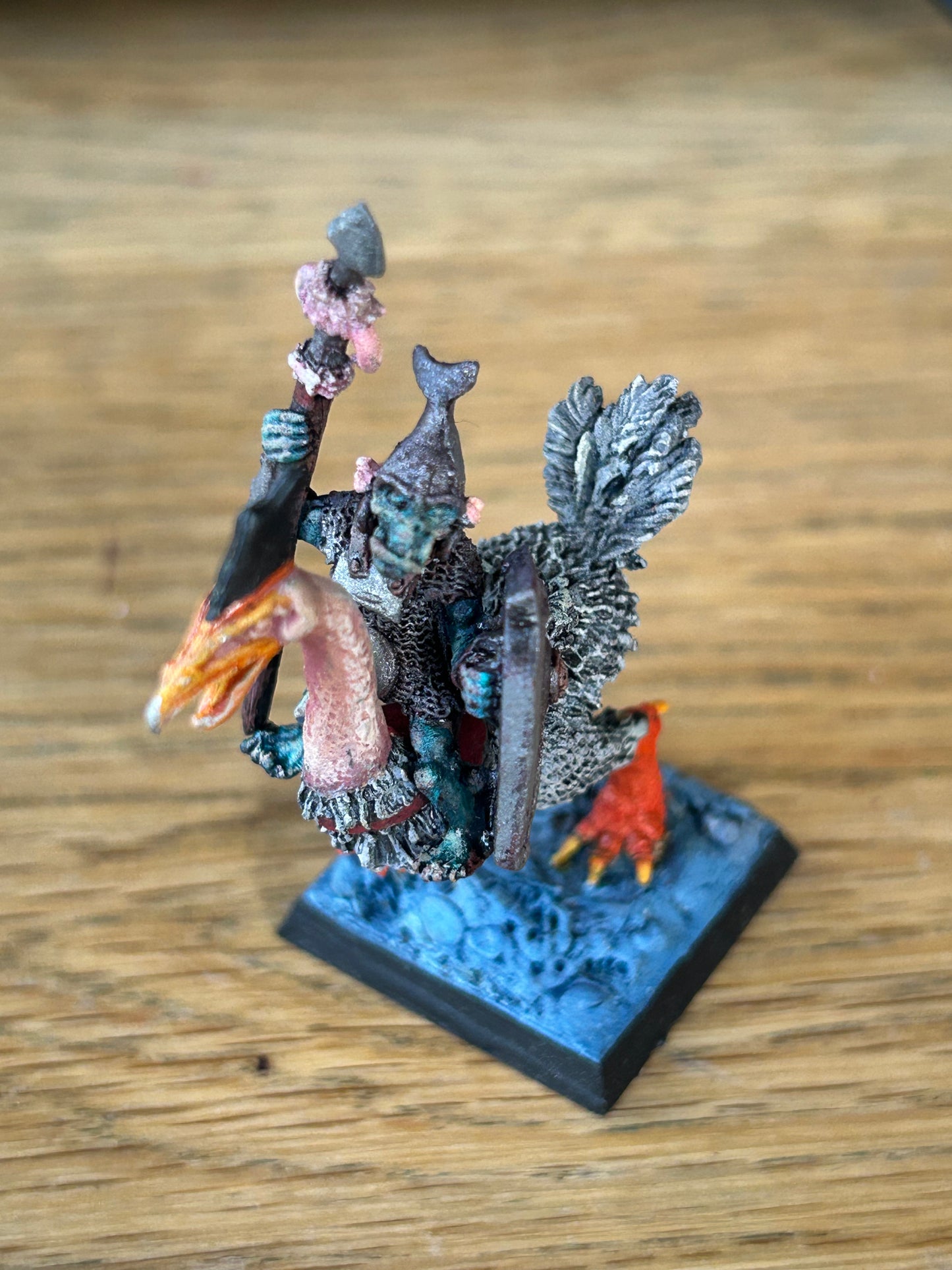 Goblin Lord on Giant Cassowary RAFM