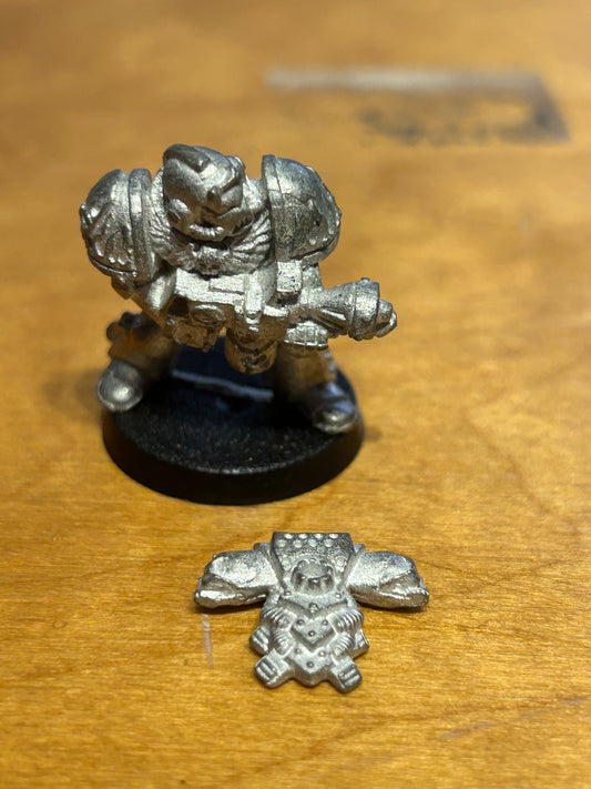 Warhammer 40k - Legion of the Damned FLAMER with backpack- Metal Space Marines